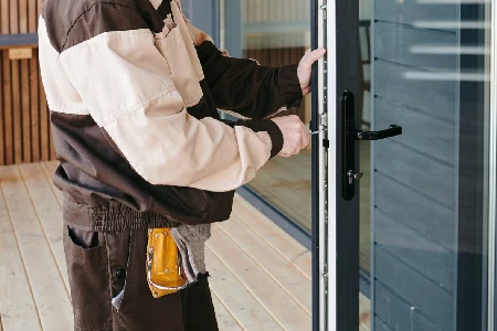 Cleaning And Polishing Glass Door Installation in Plant City, FL
